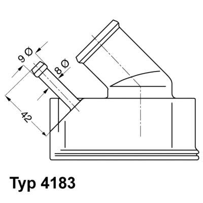 Termostato, refrigerante 418382D Wahler