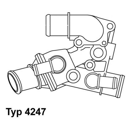 Caja del termostato DTM80403 Denso