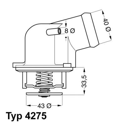 Termostato 427587D Wahler