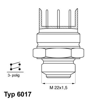 601795D Wahler Interruptor térmico