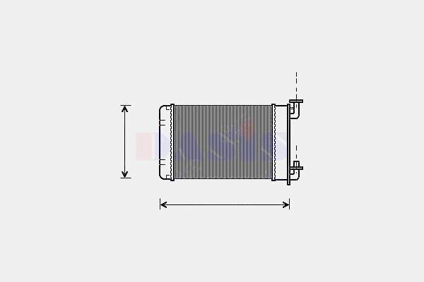 059100N Dasis Radiador interior