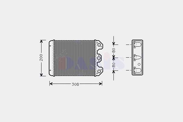 Radiador de calefacción Mercedes 0028353001 precio, desde 39,47 EUR
