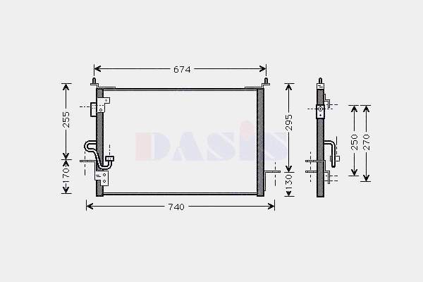 Condensador Land Rover JRB100840
