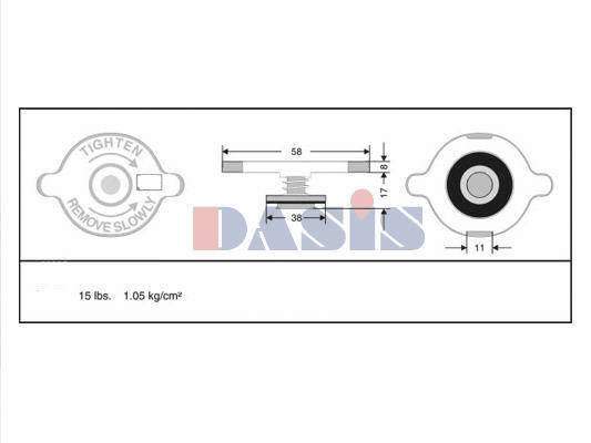 Tapa radiador A6315000020 Mercedes