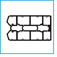 53160 Glaser junta de la tapa de válvulas del motor