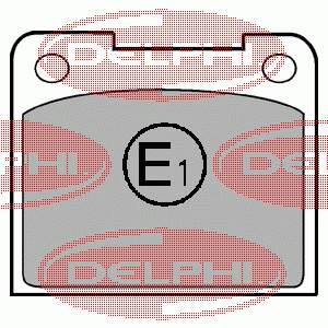 Pastillas traseras de freno Delphi LP15 precio, desde 19,63 EUR