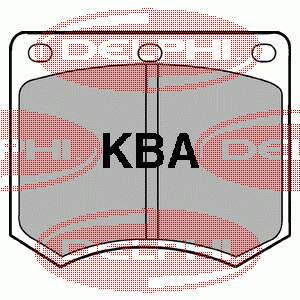 Comprar LP154 Delphi Pastillas delanteras de freno