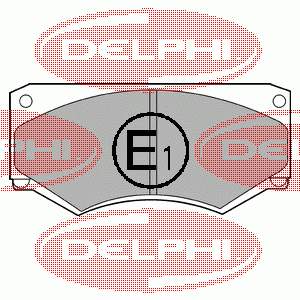 LP180 Delphi Pastillas delanteras