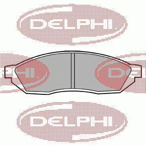 Comprar LP208 Delphi Pastillas delanteras de freno