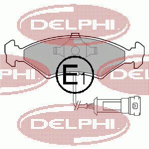 Comprar LP255 Delphi Pastillas delanteras de freno