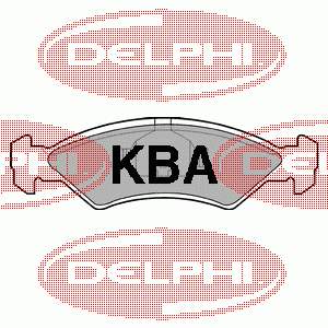 Comprar LP351 Delphi Pastillas delanteras de freno