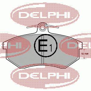 Pastillas freno delanteras Delphi LP429 precio, desde 21,07 EUR