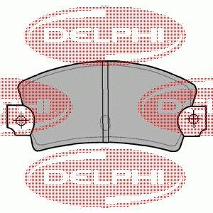 LP464 Delphi pastillas de freno traseras