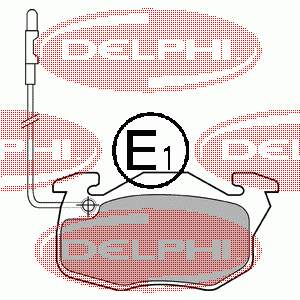 Comprar LP490 Delphi Pastillas delanteras de freno