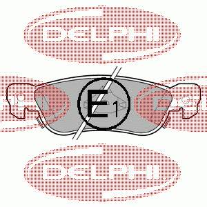 Comprar LP636 Delphi Pastillas de freno traseras
