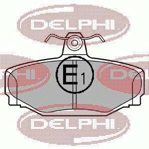Pastillas traseras de freno Delphi LP637 precio, desde 23,12 EUR