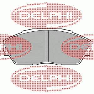 LP665 Delphi pastillas de freno delanteras