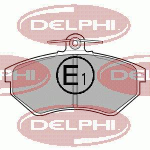 Pastillas de freno LP770 Delphi