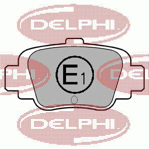 Comprar LP780 Delphi Pastillas de freno traseras