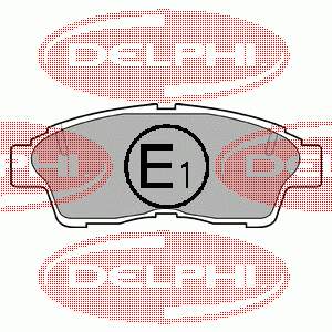 LP789 Delphi pastillas de freno delanteras