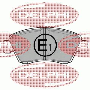 Pastillas de freno LP810 Delphi