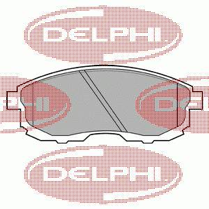 LP812 Delphi Pastillas delanteras