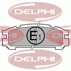 Comprar LP814 Delphi Pastillas de freno traseras