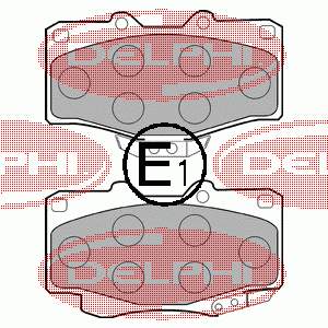 Pastillas freno delanteras Delphi LP854 precio, desde 23,90 EUR