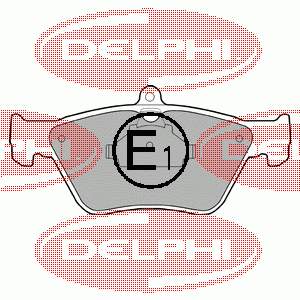 Pastillas de freno delanteras Delphi LP873