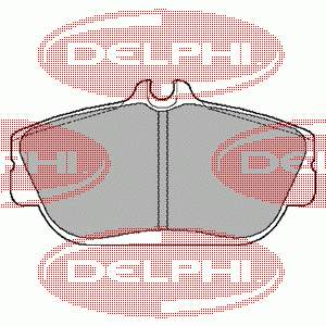Pastillas de freno delanteras LP887 Delphi