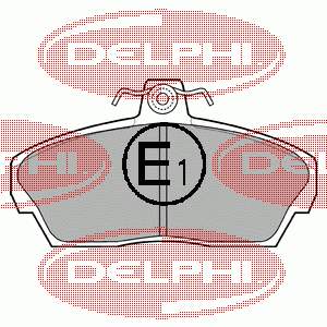 LP911 Delphi Pastillas delanteras