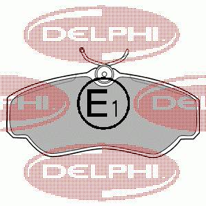 Comprar LP913 Delphi Pastillas delanteras de freno