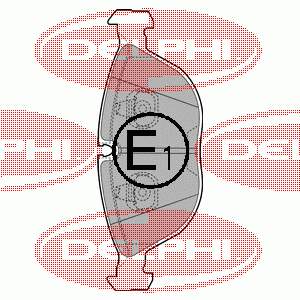 Pastillas freno delanteras Delphi LP1002 precio, desde 51,09 EUR