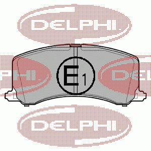 LP1014 Delphi Pastillas delanteras
