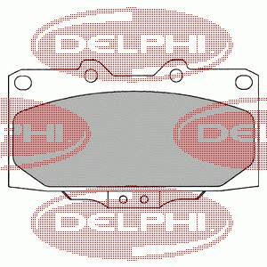 Comprar LP1020 Delphi Pastillas delanteras de freno