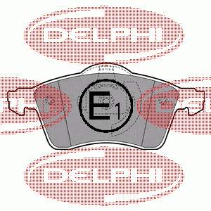 Pastillas de freno LP1092 Delphi