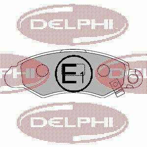 LP1318 Delphi pastillas de freno delanteras