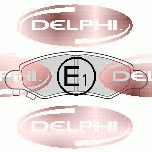 Pastillas freno delanteras Delphi LP1500 precio, desde 27,68 EUR