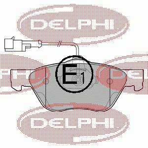 Pastillas de freno delanteras Alfa Romeo GT 937