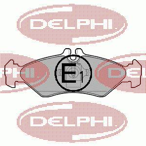 Comprar LP1595 Delphi Pastillas de freno traseras