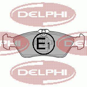 Comprar LP1596 Delphi Pastillas de freno traseras