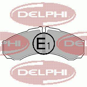 Comprar LP1616 Delphi Pastillas de freno traseras