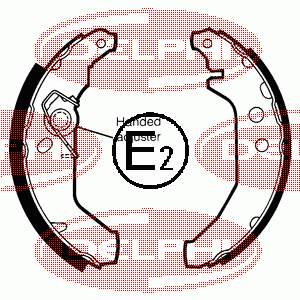 Zapatas de freno de tambor traseras Delphi LS1435 precio, desde 21,04 EUR