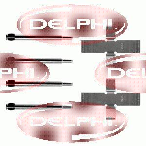 LX0003 Delphi conjunto de muelles almohadilla discos traseros