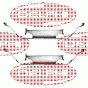LX0153 Delphi conjunto de muelles almohadilla discos delanteros