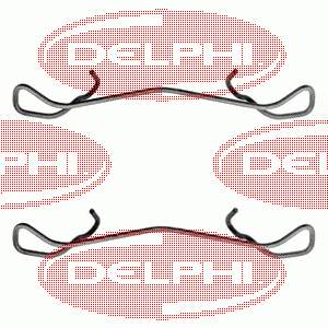 LX0169 Delphi juego de reparación, pastillas de frenos