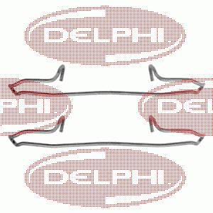 LX0223 Delphi conjunto de muelles almohadilla discos delanteros