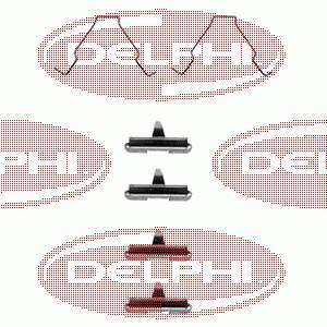 LX0267 Delphi juego de reparación, pastillas de frenos