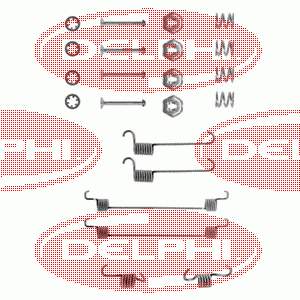 LY1110 Delphi kit de montaje, zapatas de freno traseras
