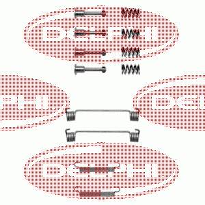 Kit de montaje, zapatas de freno traseras LY1125 Delphi